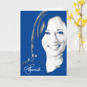 Carte Signature Kamala Harris (Fleur jaune)