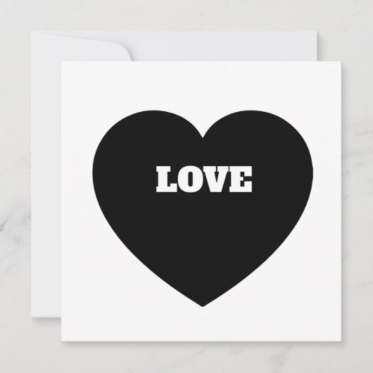 Carte Signe d'amour (Devant)