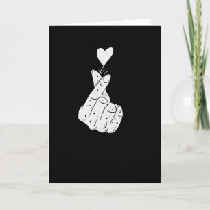 Carte Signe d'amour coréen
