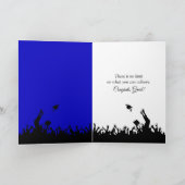 Carte Signe de diplôme et Casquette en Confetti (Intérieur)