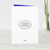 Carte Signe de diplôme et Casquette en Confetti (Dos)