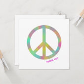 CARTE SIGNE DE LA PAIX (Devant/Arrière en situation)