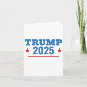 Carte Signe de l'élection présidentielle de 2025 de Trum
