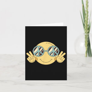 Carte Signe de Paix Amour 60s 70s Groovy Costume Hippie 