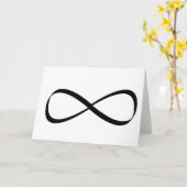 Carte Signe d'infini (Fleur jaune)