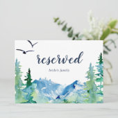 Carte SIGNE RÉSERVÉ Destination Rocky Mountain Destinati (Debout devant)