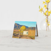 Carte Signes d'automne 1931 par Maynard Dixon (Fleur jaune)