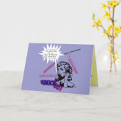 Carte Signes De Ménopause (Fleur jaune)