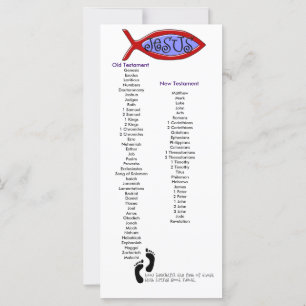 Carte Signet biblique personnalisable