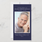 Carte Signet commémoratif inspiré (Dos)