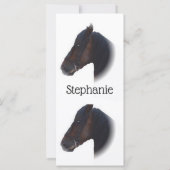 Carte Signet de conception du cheval (Dos)