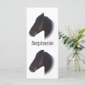 Carte Signet de conception du cheval (Debout devant)