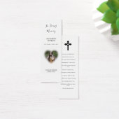 Carte Signet de poème commémorative de l'enterreme (Bureau)