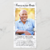 Carte Signet de prière commémorative de funéraille (Devant)