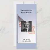 Carte Signet de prière commémorative funéraire militaire (Devant)