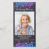 Carte Signet de prière funéraire du mémorial botanique r (Devant)