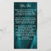 Carte Signet de prière funéraire Sympathie (Dos)