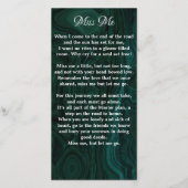 Carte Signet de prières funéraires commémoratives Photo  (Dos)