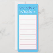 Carte Signet de typographie LGBTQ (Dos)