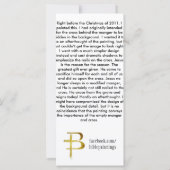 Carte signet de valeur "Emmanuel" (Dos)