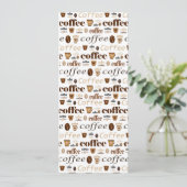 Carte Signet des amateurs de café (Debout devant)