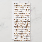 Carte Signet des amateurs de café (Dos)