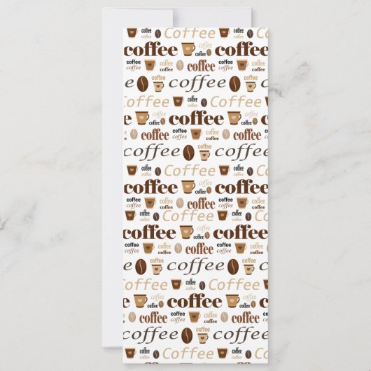 Carte Signet des amateurs de café (Devant)