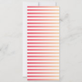 Carte Signet des rayures de déformations de la plage de  (Dos)