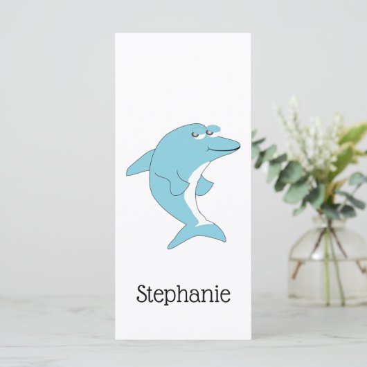 Carte Signet Dolphin Design (Debout devant)