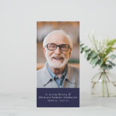 Carte Signet du mémorial de la Croix de la Photo bleue (Debout devant)