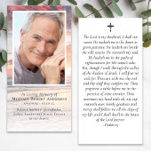 Carte Signet du mémorial de photos du coucher du soleil