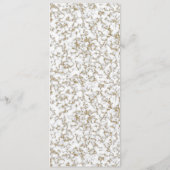 Carte Signet en marbre doré personnalisé (Dos)