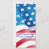 Carte Signet funéraire de la prière commémorative du dra (Devant)