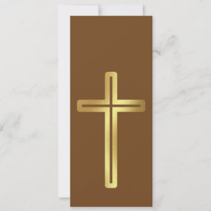 Carte Signet Gold Cross