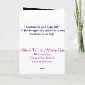 Carte signet - Kimono Mermaid Girl (Dos)