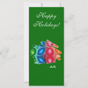 Carte Signet Quadric Joyeuses Fêtes