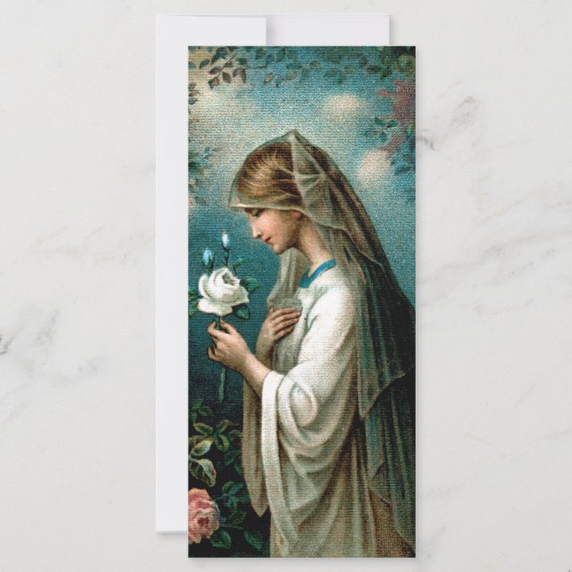 Carte Signet : Rose mystique (Devant)