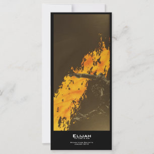 Carte signets de valeur "Elijah"