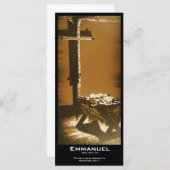 Carte signets de valeur "Emmanuel" (Devant / Derrière)