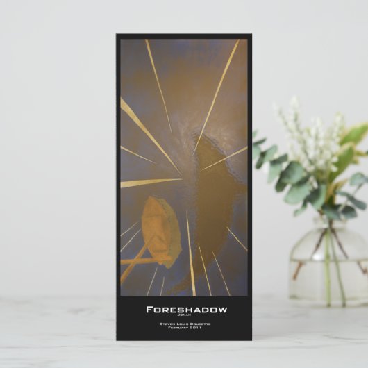 Carte signets de valeur "Foreshadow" (Debout devant)