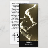 Carte signets de valeur "Israël" (Devant / Derrière)