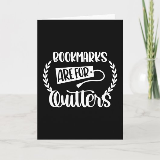 Carte Signets pour Quitters (Devant)