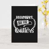 Carte Signets pour Quitters (Fleur jaune)