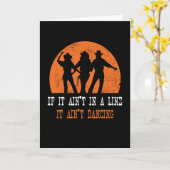 Carte S'Il Est Dans La Ligne De Danse (Fleur jaune)