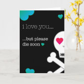 Carte S'Il Vous Plaît, Mourez Bientôt (Fleur jaune)