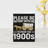 Carte S'il vous plaît soyez patient avec moi je suis des (Fleur jaune)