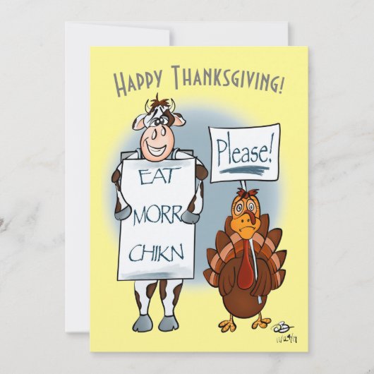 Carte S'il vous plaît Thanksgiving Day Flat Card (Devant)