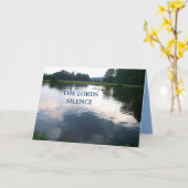 Carte SILENCE LORDS (Fleur jaune)