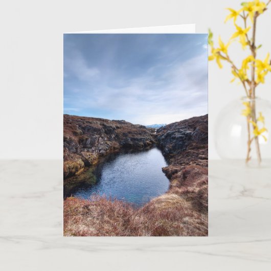 Carte Silfra #1 (Fleur jaune)