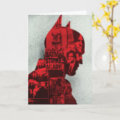 Carte Silhouette de Batman (Fleur jaune)